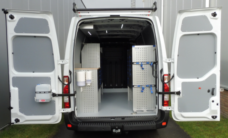 aluminium bedrijfswageninrichting technisch installatiebedrijf